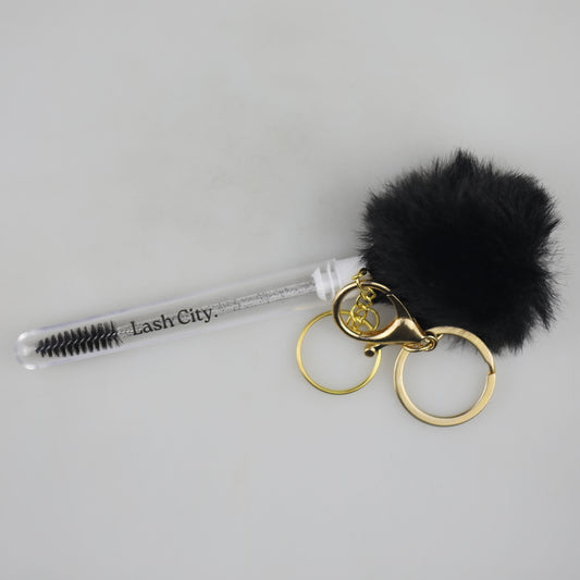 Spoolie Keyring with Pom Pom