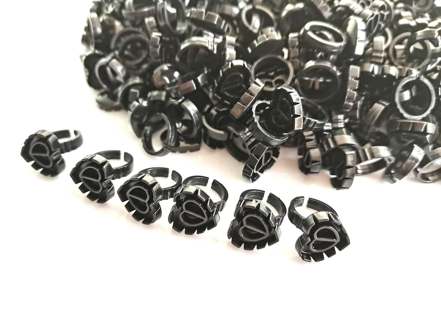 Love Heart Glue Rings